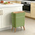 suyika Automatic Trash Can, 2.6 Gallon/10L, Wood Grain Lid and Legs