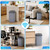 Ckofgdsue 13 Gallon Automatic Kitchen Trash Can, 50L Touchless Motion Sensor Recycling or Waste Bin, Soft Close Lid, Odor Control Rubbish Bin for Home Office (Gray)