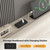 EnHomee Queen Size Bed Frame with Upholstered Headboard & Charging Station