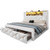 YITAHOME Queen Size Bed Frame with 2 Storage Drawers and Storage Headboard