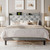 Feonase Queen Bed Frame with Luxury Wingback Upholstered Button Tufted Storage Headboard, Queen Platform Bed with Charging Station, Sturdy Wooden Slats Support, Noise-Free, Easy Assembly, Light Gray