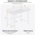 SHA CERLIN Loft Bed Twin Size with Ladder and Guardrail,Black