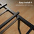 Z-hom Queen Bed Frame with Wooden Headboard & Footboard,Metal Platform Bed