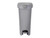 12 Gallon Slim Step-On Kitchen Trash Can with Locking Lid