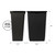 Glad Open Top Plastic Trash Cans | 12 Gallon, Black | 2 Pack
