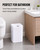 sencdfly Automatic Trash Can with Lid Bathroom, 6.6 Gallon