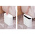 FIXOSHEE Large Push Type Trash Can Creative Plastic Oval for Home Office