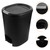 OSALADI L Step Pedal Trash Can with Lid for Household Washroom