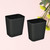 Beaupretty 2pcs Japanese Style Mini Trash Can 14l Black Plastic