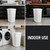 Indoor Trash Can with One Hand Push Release
