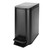Foot Pedal Trash Can, Stainless Steel with Soft Close Lid, 1.6 Gallon 6 Liter, Matte Black