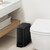 Foot Pedal Trash Can, Stainless Steel with Soft Close Lid, 1.6 Gallon 6 Liter, Matte Black