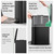 Foot Pedal Trash Can, Stainless Steel with Soft Close Lid, 1.6 Gallon 6 Liter, Matte Black