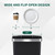EcoSummer 13.5 Gallon Trash Can, Touchless Waste Bin with Plastic Bag