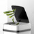 NULYLU Quiet Plastic Automatic Sensor Trash Can with Motion-Sensing Lid