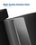 MOVECOM 13 Gallon Stainless Steel Kitchen Trash Can with Soft-Close Lid, Step-On Pedal, Rustproof & Fingerprint Resistant, Liner Rim & Rear Handle