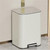 iA5cR2sH Indoor Kitchen Foot Operated Trash can with lid and Inner bin