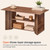 HOOBRO Wooden Coffee Table, 3-Tier Center Table with Storage