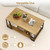 GIANTEX Modern Coffee Table with Storage, 2-Tier Wood Center Table, Oak
