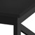 Yaheetech Black Coffee Table for Living Room, X-Design Storage Shelf, 39.5“