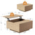 FABATO 31.5'' Lift Top Coffee Table Wood Center Table with Storage, Natural