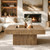 Tribesigns Coffee Table, 39.37'' Square Hollow Center Coffee Table