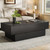 Tribesigns 55-Inch Wooden Coffee Table, Modern Rectangular Tea Table, Large Center Table for Living Room, Reception Room, Black