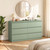 Spaco Dresser for Bedroom,Modern 6 Drawer Dresser with Deep Drawer,Wide Storage Chest of Drawers,Bedroom Storage Organizer Furniture,TV Stand for Living Room