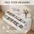 YESHOMY Dresser for Bedroom, 47.2" Modern Wood Chest with 6 Drawers, White