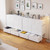 LUMTOK 10 Drawers Dresser with Fabric Bin for Bedroom,Closets，White Dresser