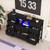 Dresser with Charging Station and LED Lights, Black Dressers for Bedroom