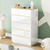VINGLI 5 Drawer Dresser, White Dresser for Bedroom, Chest of Drawers