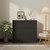 Garvee 3 Dresser for Bedroom, 30.5" Tall Dresser, Freestanding Vertical Drawer with Storage, Wooden Closet Chest Storage for Living Room, Hallway, Entryway, Black