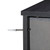 SUPER DEAL Fabric Dresser for Bedroom 46 inch Tall Dresser Vertical Storage Tower Chest of Drawers with 5 Storage Drawers Wood Top and Sturdy Metal Frame for Closet Living Room Hallway Entryway, Grey