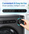 Dessiz 110V Clothes Dryers 950W Dryer 1.6cu.ft Front Load Stainless Steel 11lbs Electric Dryers Machine with Exhaust pipe for Apartment,RVs,Dorms,Auto Stop and Easy Control