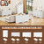 Flamaker Dresser for Bedroom, 6 Drawer Wood Dresser, White