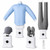 Automatic Ironing Machine, Hot Air Garment Clothes Dryer and Reduce Wrinkles for Shirts & Pants, Portable Hands-Free Inflatable Shirt Ironing Machine, for Apartments Dorms, Gentle On All Fabrics