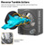 Compact Laundry Dryer,2.6 cu ft Front Load Stainless Steel Laundry Tumble Dryer With Exhaust Pipe,850W 4-Function Clothes Drying Machine,Portable Clothes Dryer For Apartments,Home,Dorm,RV,Easy to Use