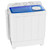 Auertech Portable Washing Machine, 28lbs Twin Tub Washer Mini Compact Laundry Machine with Drain Pump, Semi-automatic 18lbs Washer 10lbs Spinner Combo for Dorms, Apartments, RVs