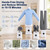 Automatic Ironing Machine, Hot Air Garment Clothes Dryer and Reduce Wrinkles for Shirts & Pants, Portable Hands-Free Inflatable Shirt Ironing Machine, for Apartments Dorms, Gentle On All Fabrics