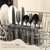 Hiware 48-Piece Black Silverware Set for 8, 18/8 Stainless Steel Flatware Cutlery Set with Forks, Knives, Spoons, Steak Knives, Durable and Elegant Design Utensils Tableware - Dishwasher Safe