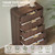 Decofy Fluted 5 Drawers Dresser, 48" Tall Chest of Drawers for Bedroom