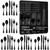49PCS Silverware Set with Organizer, Stainless Steel Forks and Spoons Silverware Set Flatware Utensils Cutlery Set, Mirror Polished
