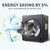 CTT 3.5 cu.ft Portable Dryer for Apartments,1500W Compact Dryer with 4 Drying Modes,120V Electric Dryers for Laundry, Apartments, RVs, Dorms, Black