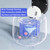 Jiayiyoux 3 in 1 Mini Portable Washer and Dryer Combo, Mini Washing Machine with LCD Control Panel, Stainless Steel Drum, for Small Items of Clothing, Underwear, and Socks