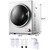COSTWAY 1.5 cu. ft Electric Tumble Dryer, Portable Dryer w/ 4 Automatic Drying Modes, Compact Clothes Dryer w/ Stainless Steel Tub & Easy Control Panel, Apply for Apartments, Dorm, RVs, Sliver