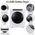 Bonnlo 3.5 Cu.Ft Clothes Dryer for Laundry, Electric Clothes Dryer, White