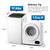 ROVSUN 1.5CuFt Portable Clothes Dryer and 17.8LBS Full-Automatic Washing Machine Set, Compact Laundry Washer and Dryer Combo Set with Stainless Steel Inner Tub, for Apartment, Dorms, Home