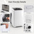 Giantex 9.93LBS Portable Washing Machine, Top Load Full-Automatic (White)