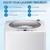 COSTWAY Portable Washing Machine, 8Lbs Capacity Full-automatic Washer with 6 Wash Programs, LED Display, 3 Water Levels, Compact Laundry Washer and Dryer Combo for Home, Apartment, Dorm, RVs